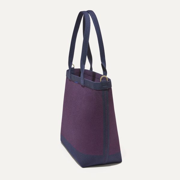 The Lightweight Zip Tote - Dark Aubergine - Image 5