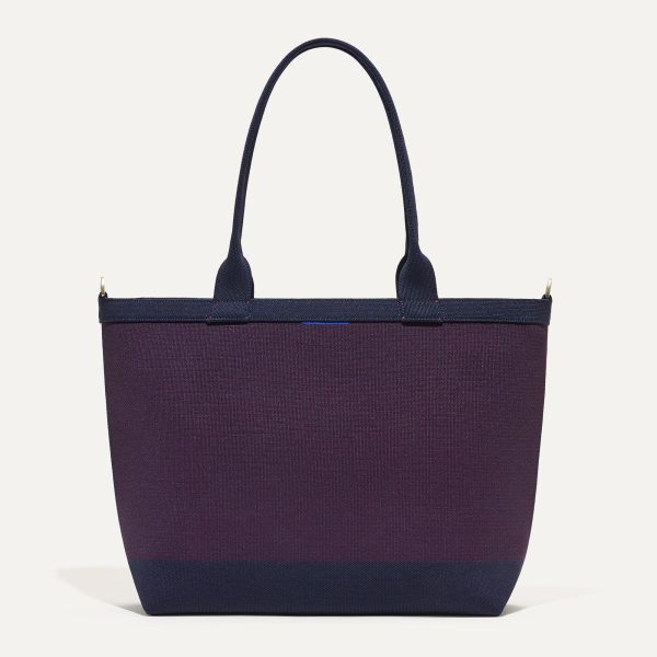 The Lightweight Zip Tote - Dark Aubergine - Image 2