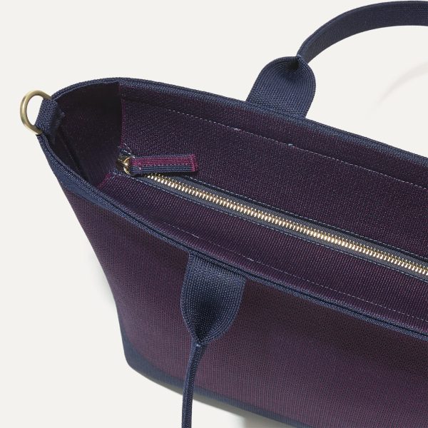 The Lightweight Zip Tote - Dark Aubergine - Image 7