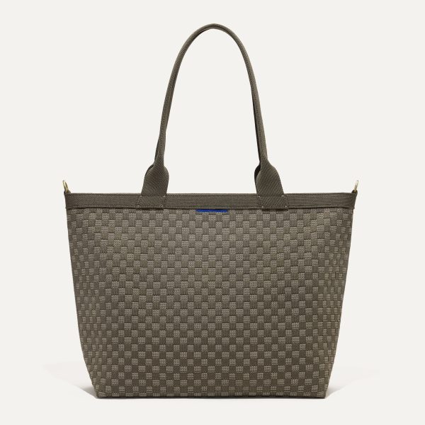 The Lightweight Zip Tote - Safari Green - Image 2