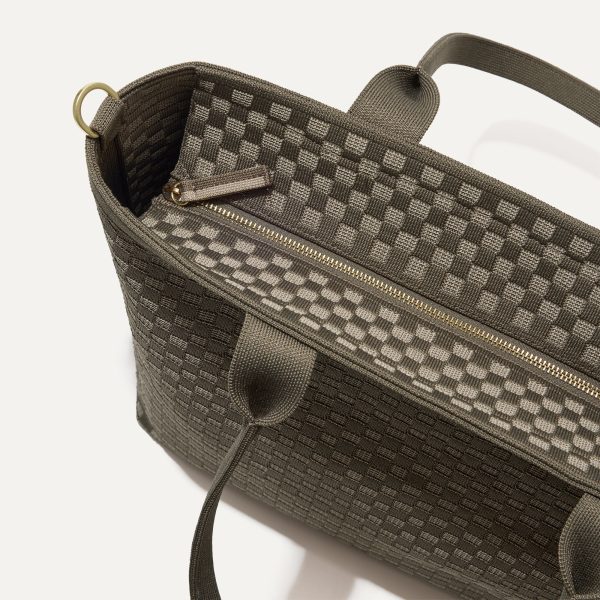 The Lightweight Zip Tote - Safari Green - Image 8