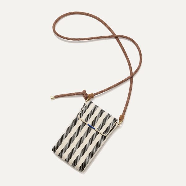 The Phone Crossbody - Cabana Stripe