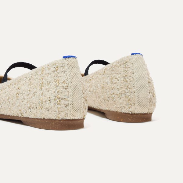 The Max Square Mary Jane - Pearl Bouclé - Image 6