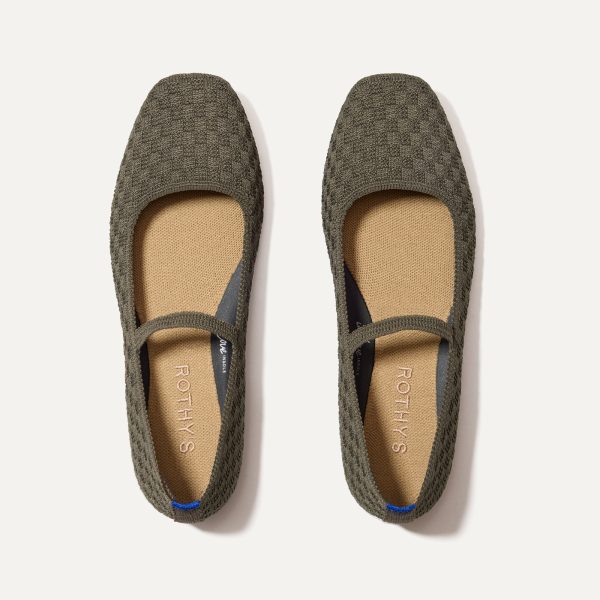 The Max Square Mary Jane - Safari Basketweave