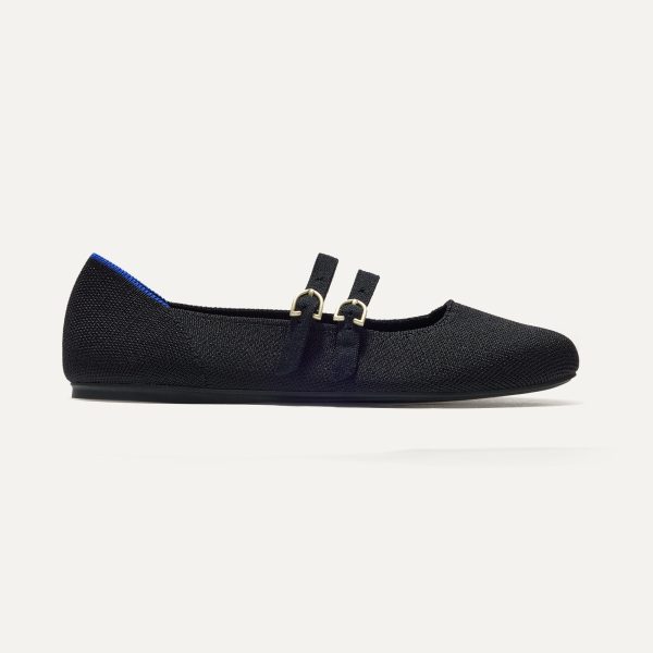 The Double Buckle Mary Jane - Black - Image 7