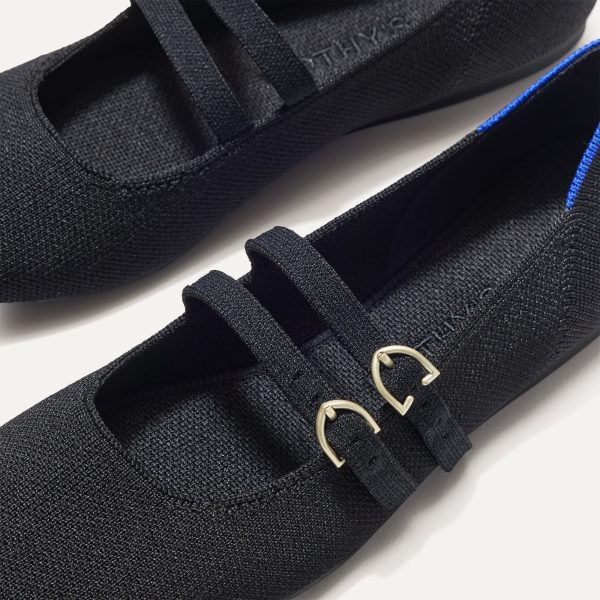 The Double Buckle Mary Jane - Black - Image 2