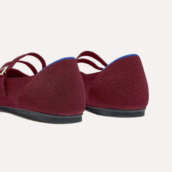 The Double Buckle Mary Jane - Cabernet - Image 6