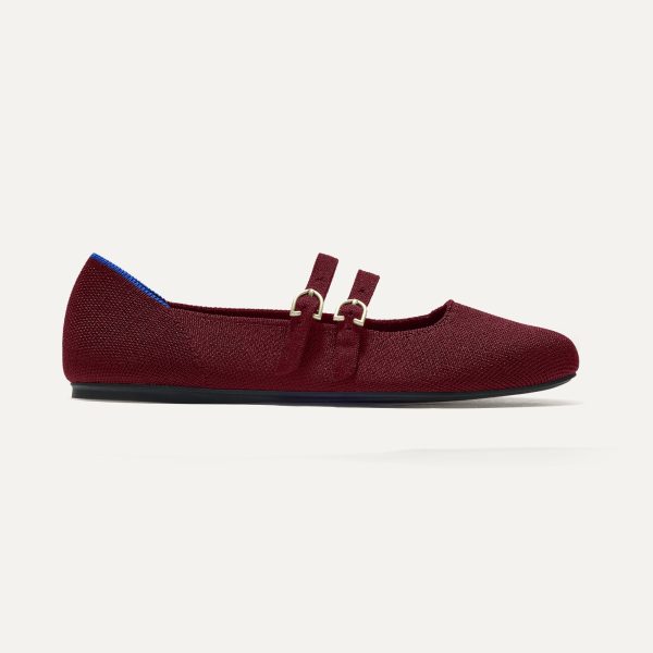 The Double Buckle Mary Jane - Cabernet - Image 7