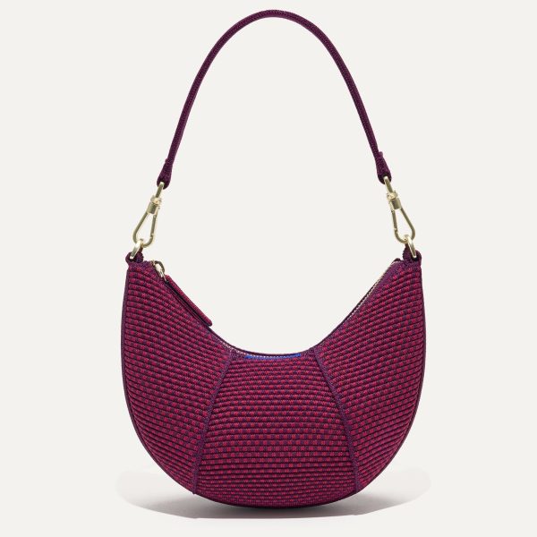The Mini Crescent Bag - Beet - Image 2