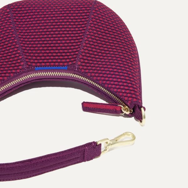 The Mini Crescent Bag - Beet - Image 8