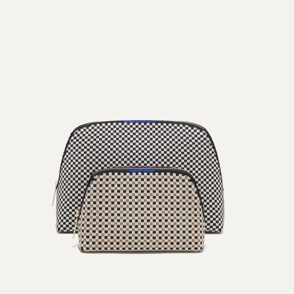 The Vanity Set - Black and White Micro Check