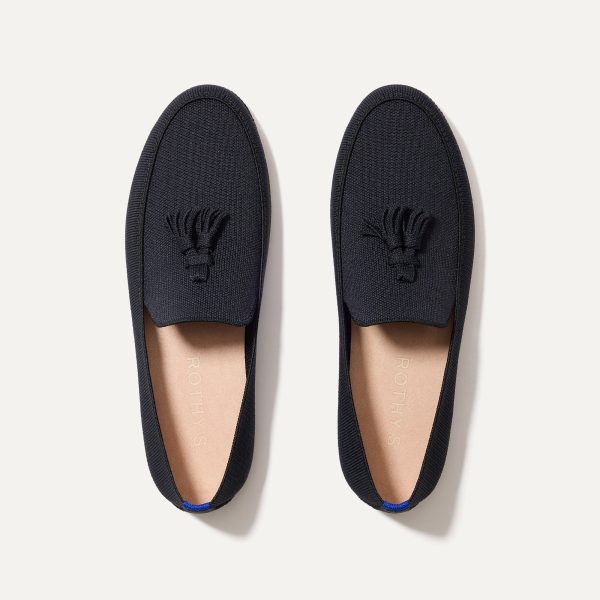 The Ravello Tassel Loafer - Black - Image 5