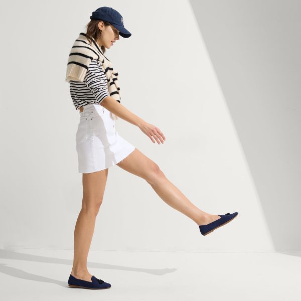 The Almond Tassel Loafer - Deep Navy - Image 4