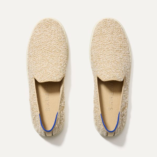 The Original Slip On Sneaker - Honeybun Shimmer Bouclé - Image 4