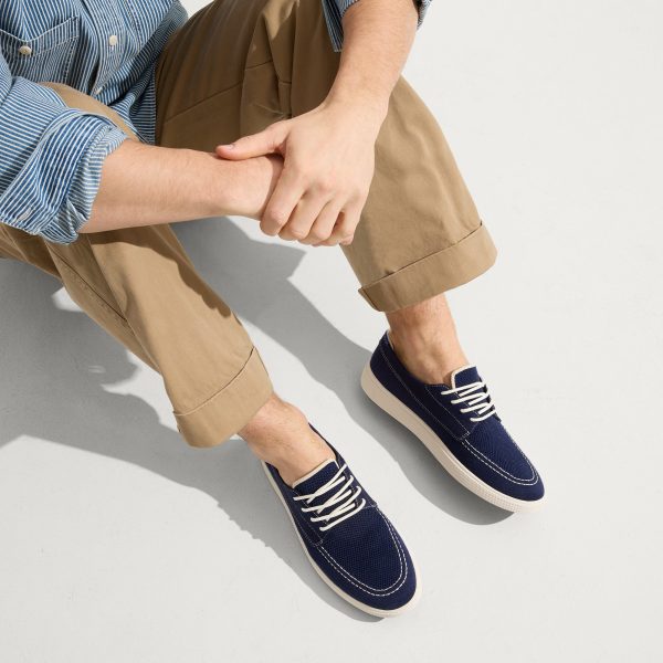 The Ravello Boat Shoe - Nautical Navy - Image 2