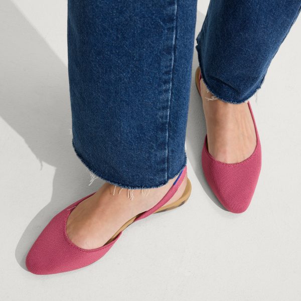 The Almond Slingback - Hibiscus - Image 2