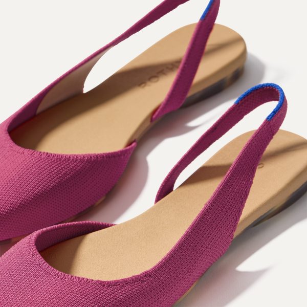 The Almond Slingback - Hibiscus - Image 5