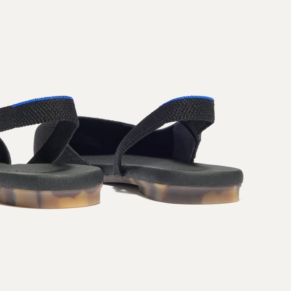 The Almond Slingback - Black - Image 6