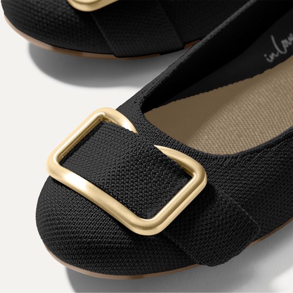 The Emblem Ballet Flat - Black - Image 2