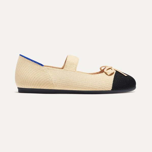 The Kids Bow Mary Jane - Cream Captoe - Image 7