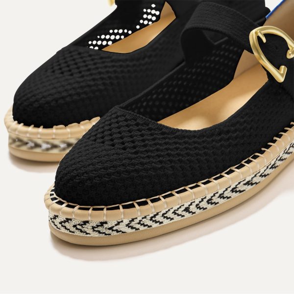 The Espadrille Mary Jane - Black - Image 7