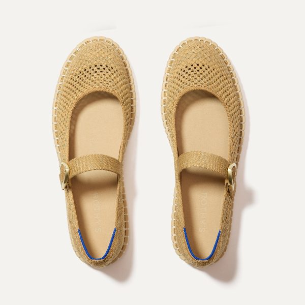 The Espadrille Mary Jane - Golden Sun