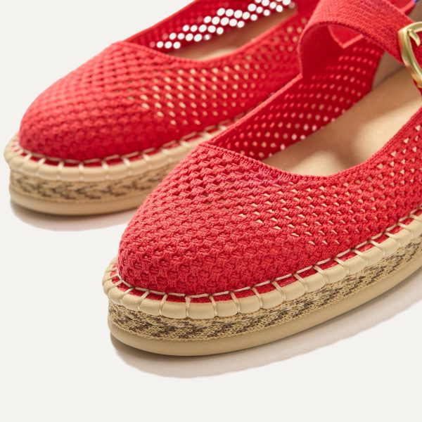 The Espadrille Mary Jane - Red Hot - Image 7