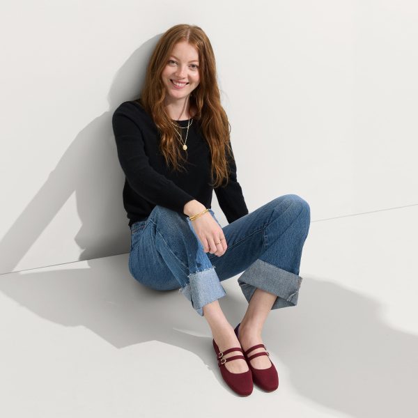 The Double Buckle Mary Jane - Cabernet - Image 4