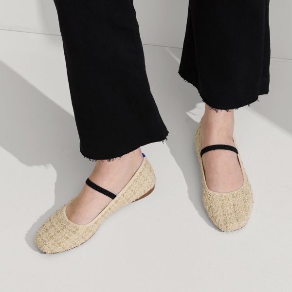 The Max Square Mary Jane - Pearl Bouclé - Image 3