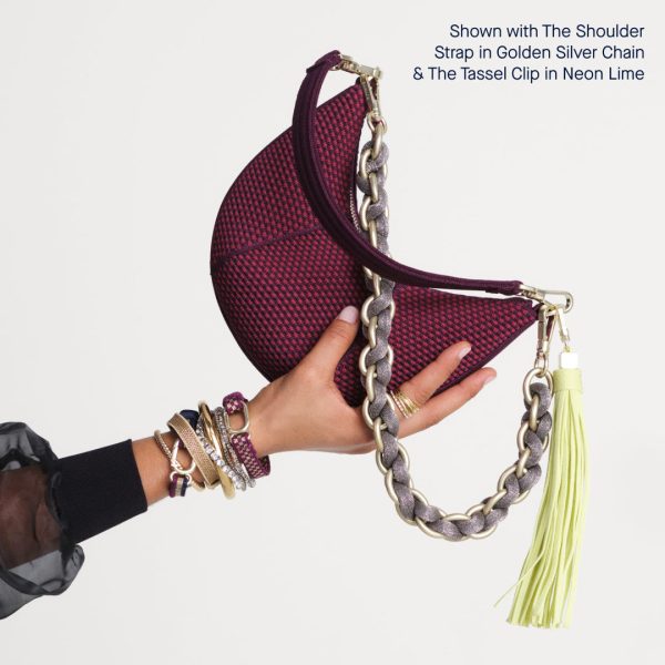 The Mini Crescent Bag - Beet - Image 5