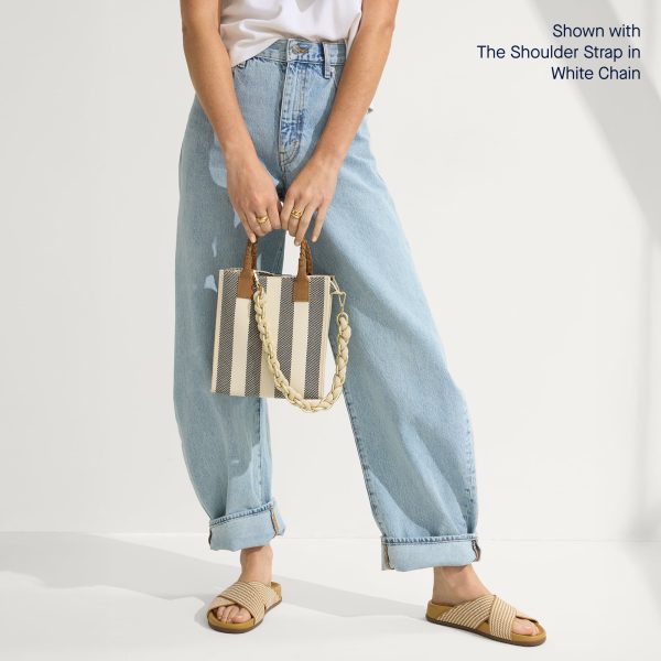 The Petite Classic Tote - Cabana Stripe - Image 4