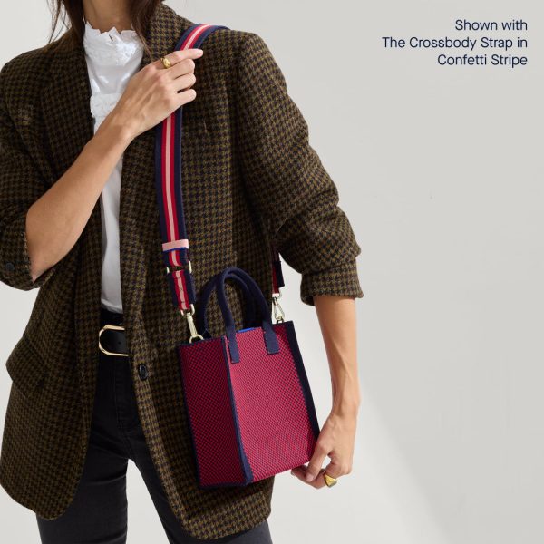 The Petite Classic Tote - Cherry Micro Check - Image 4